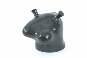Golem, ceramic with glaze, 26 X 30 X 21.5, 2005