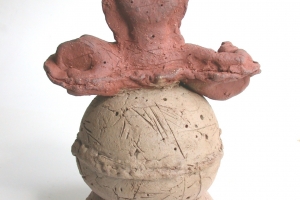 Crucifix, ceramic, 35 X 24 X 18 cm, 2004