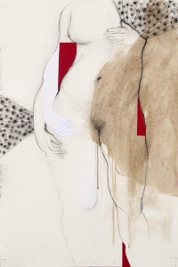 'Contrapposto' series, mixed media on paper, 100 X 70 cm, 2014 copy