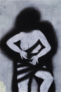 'Persephone' series, mixed media on paper, 100 X 70 cm, 2012