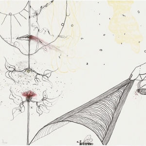Dochter, lithograph, 50 X 65 cm, 2011