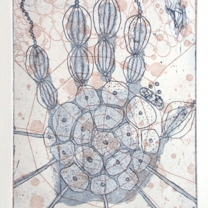 Handeling, etching, edition 10, image size 23.5 X 17.5 cm, 2002