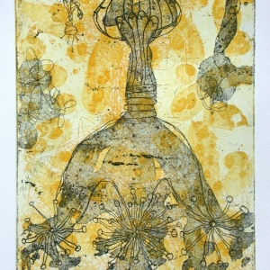 untitled, etching, edition 11, image size 23.5 X 17.5 cm, 2002