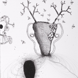 Honey, lithograph, 30 X 27 cm, 2012