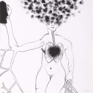 'Persephone' series, lithograph, 30 X 27 cm, 2012