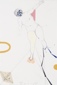 Cassiopeia, mixed media on paper, 42 X 29,5 cm, 2016