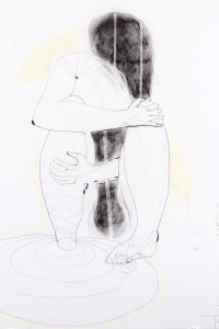 Fortress, mixed media on paper, 65 X 50 cm, 2015
