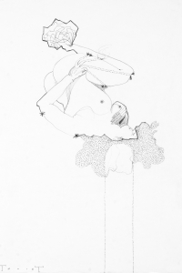 The Stuff of Dreams, mixed media on paper, 42 X 29,5 cm, 2016