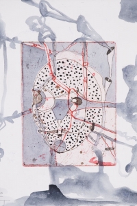The Good Wife, mixed media on paper, 33 X 25 cm, 2010
