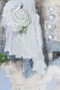 'Natural History' series, mixed media on paper on canvas, 30 X 40 cm, 2010