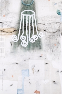 Attribute, mixed media on paper on canvas, 120 X 100 cm, 2012